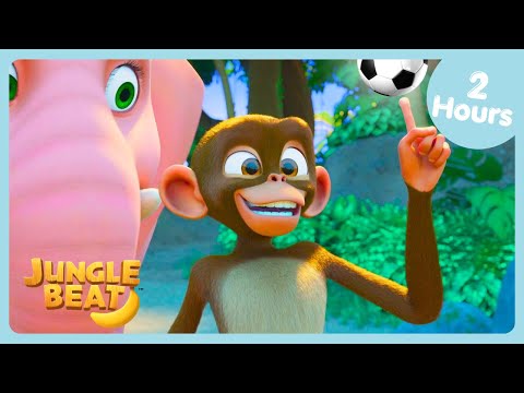 ⚽️ BALLS! ⚽️ | Jungle Beat Compilation | Monkey Cartoon For kids | WildBrain Bananas