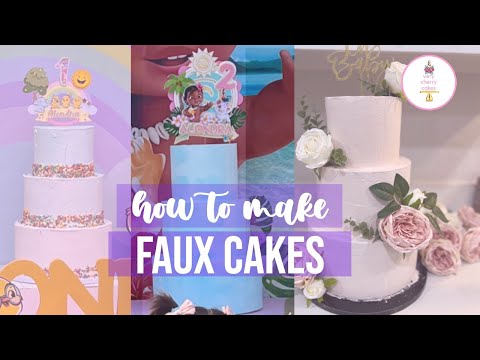 Making a Fake Cake