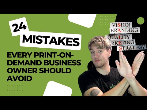 24 Mistakes Every Print-on-Demand Business Owner Should Avoid | Awkward Styles POD [2023]