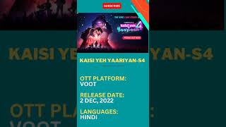 [VOOT] OTT Movies  Releasing on This FRIDAY(Dec 2nd)| Kaisi Yeh Yaariyan Season4 on Voot| Kaisi Yeh