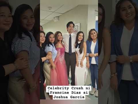 Joshua Garcia with Francine Diaz Behind the Scenes