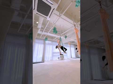 에어리얼슬링 2번째!! 도는시간이 늘어나면서 어질어질 ㅋㅋ #pilatesworkout #flying #운동하는여자 #운동 #dance #music