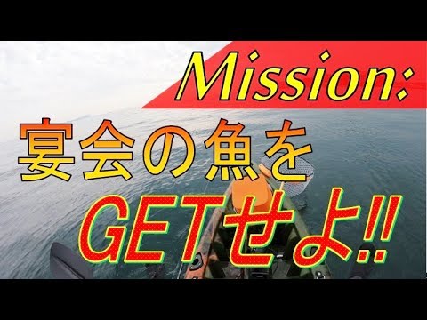 カヤックフィッシングで宴会の食材を狩れと指令が。。【激安カヤック】