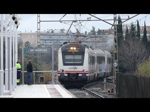 TRENES POR SALOU Y CAMBRILS: parte 2 (De Cambrils a Port Aventura, y circulaciones varias)