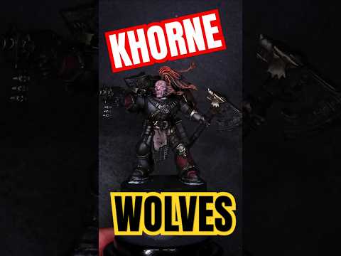 13th Company KHORNE WOLVES #warhammerpainting #spacewolves #khorne #spacemarines #warhammer40k  #40k