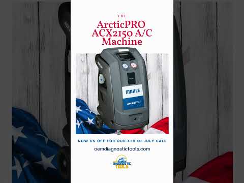 Our Mahle ArcticPRO ACX2150 A/C machine is now on sale during our Independence Day event! 🎆