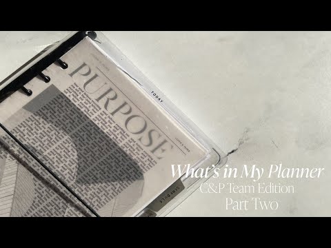 What's in My Planner | Team Edition | Part Two | Planner Flip Through | Cloth & Paper