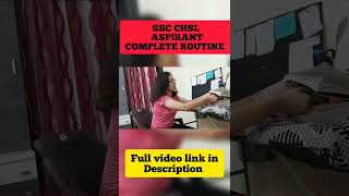 SSC CHSL ASPIRANT ROUTINE|Study vlog| STUTI JAIN