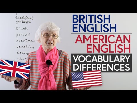 British English & American English: 11 Vocabulary Differences