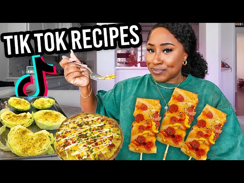 Testing UNIQUE Tiktok Food Recipes