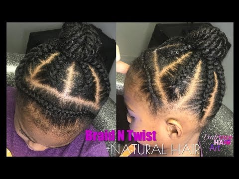 Braids and Twists Natural Hair Kids Style