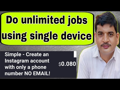 Create an Instagram account with only a phone number NO EMAIL| Do unlimited jobs|earn money online