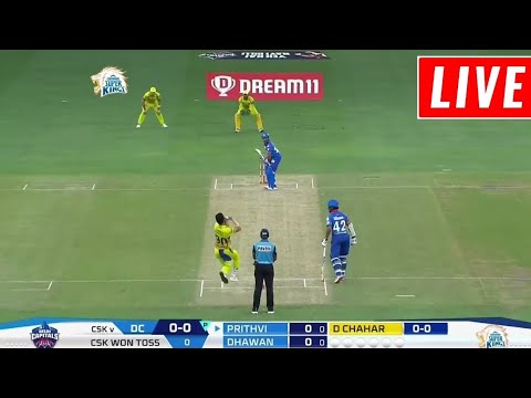 🔴Today IPL Match Live Streaming | CSK Vs DC Live Match | Today IPL Live Cricket Match 2020