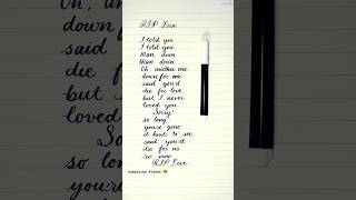 RIP Love Lyrics Song by Faouzia #riplovefaouzia #musiclyrics #thanksforwatching