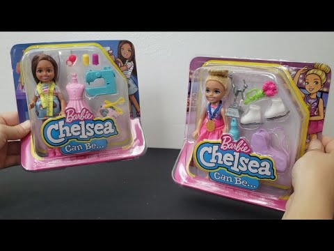 4 Minutes Satisfying with Unboxing Barbie Chelsea Can be/Funny Toys/Mini Barbie Set/ASMR