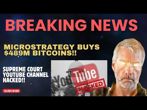 BREAKING CRYPTO NEWS 🚨🚨MICROSTRATEGY BUYS $489M BITCOINS