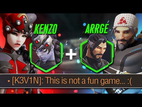 When the WORLDS BEST Hanzo and Widowmaker DUO go 0 deaths - Overwatch 2