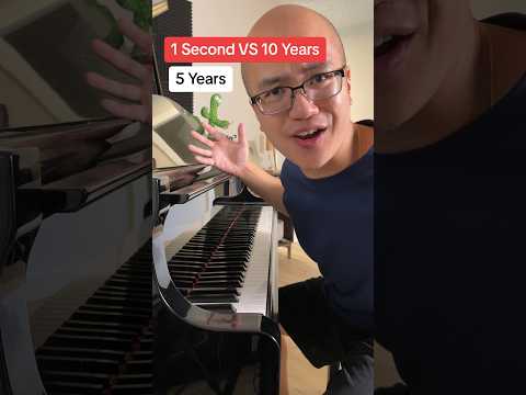 1 Second vs 10 Years of Piano!!! #musician #piano