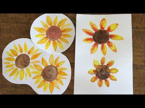 Watercolor Sunflowers // Able ARTS Work