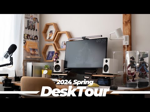 【デスクツアー】オタク人生を謳歌するためのデスクを全公開します【Desk Setup 2024 Spring】