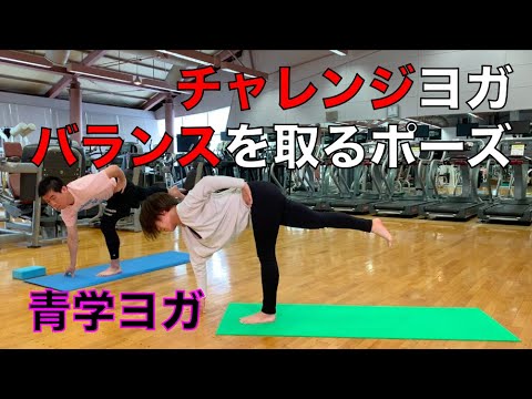 チャレンジ❗️バランス感覚を鍛えるヨガ