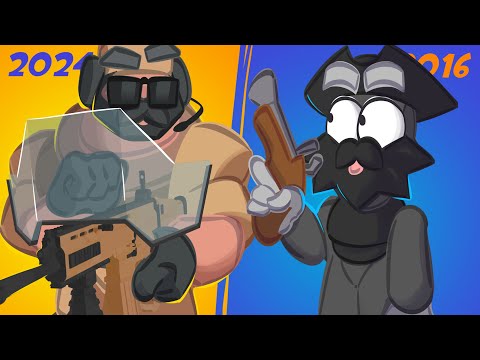 Blackbeard in Siege | NOW vs THEN