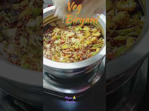 Veg Biryani#Quick& easy veg Biryani#@Homestylecooking2848 वेज बिरयानी घर पे #shortvideo#