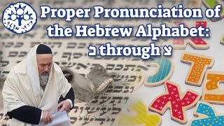 Proper Pronunciation of Hebrew Alphabet: Beginning with Consonants (Kaph through Ssadi)