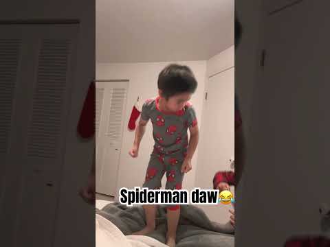 Sabi ni kyle gagayahin nya daw si spiderman #spiderman #kyle #shorts