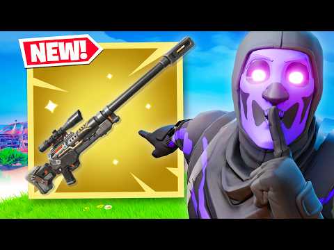 fortnite added a NEW SNIPER!