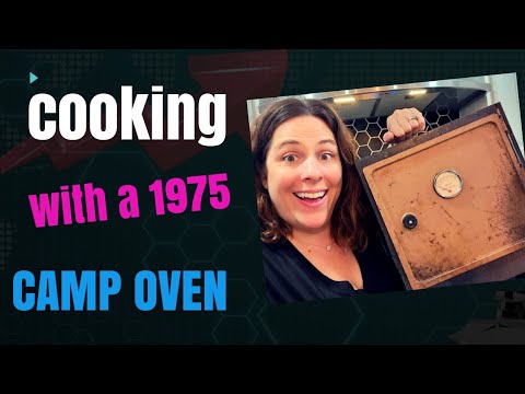 Cooking Burritos 🌯 in a Vintage Coleman Camp 🏕 Oven