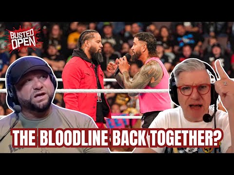 Reaction to OG Bloodline Reunion on WWE "Monday Night RAW" | Busted Open