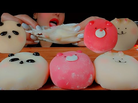 asmr mochi eating 🍡먹방떡 | Sticky sounds👅Notalking 🐾