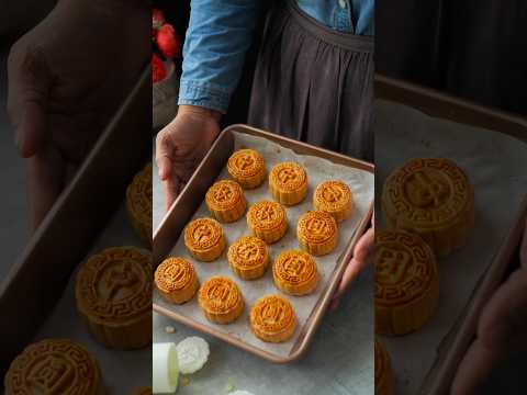 Cantonese Mini Mooncakes 🥮 #short #mooncake