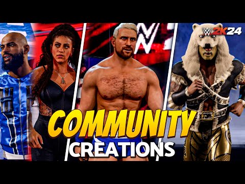 Best COMMUNITY CREATIONS in WWE 2K24 | Ricochet, Prince Puma, Eric Rowan, Joe Hendry & more | Ep. 5