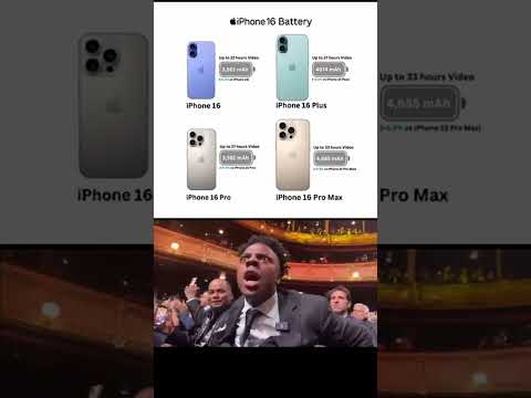 IPHONE 16 ALL MODELS BATTERY REVELATION REVELATION #iphone #techgaj