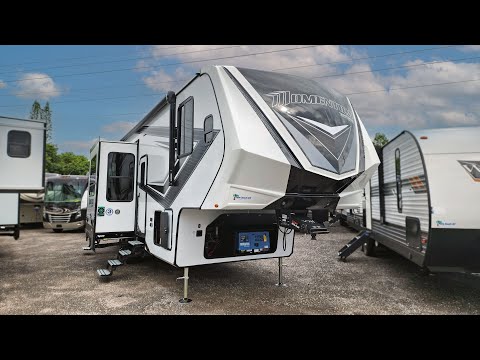 New 2024 Grand Design Momentum 320G Fifth Wheel Toy Hauler