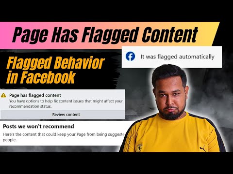 Facebook Page Has Flagged Content | Flagged Behavior in Facebook | By Diptanu Shil