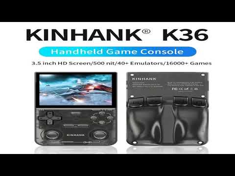 KINHANK Open Source K36 Retro Handheld Video Game Console 16000 Games Emulator f