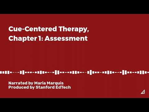 Cue-Centered Therapy, Chapter 1: Assessment