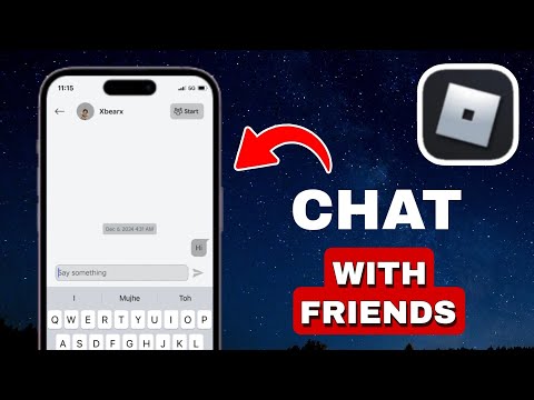 How To Chat With Friends On Roblox Mobile (UPDATED METHOD)