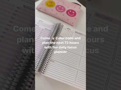 Color coding is a game changer when using a planner!