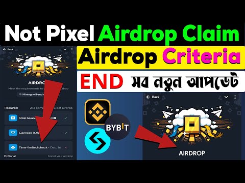 Not Pixel Airdrop Claim | Not Pixel New Update Today | Not Pixel Airdrop Criteria | Not Pixel End