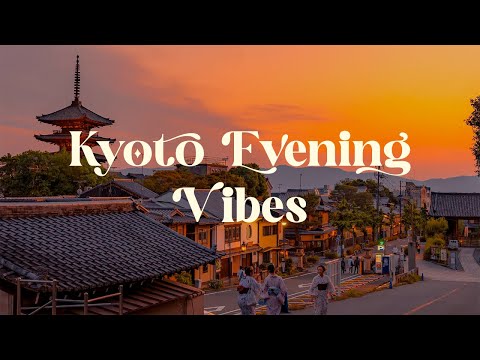 Kyoto Evening Vibes 🌅 Japanese Lofi Mix for Relaxation and Focus