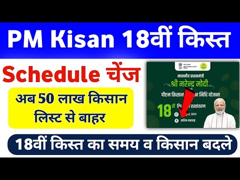 PM Kisan Yojana 18th Installment Time & Beneficiary List Update | PM Kisan Kist Kab Ayegi Mahi Info