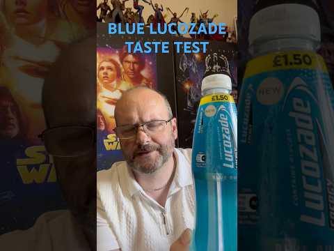 Lucozade Blue Burst Taste Test. #tastetest #taste #viralvideo #trending #food #trend