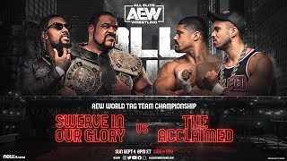 AEW All Out 2022 Updated Match Card | Wrestle Freakin