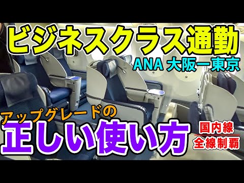 【ANA】B787豪華プレミアムクラスで大阪伊丹から東京に出勤！これが正しい使い方だ！！