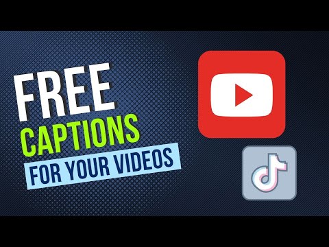 How To Add Captions To YouTube Free Method (Works For TikTok Too)