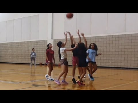 Basketball practice another day at it working hard in dribbling and drills #teamwork #basketball